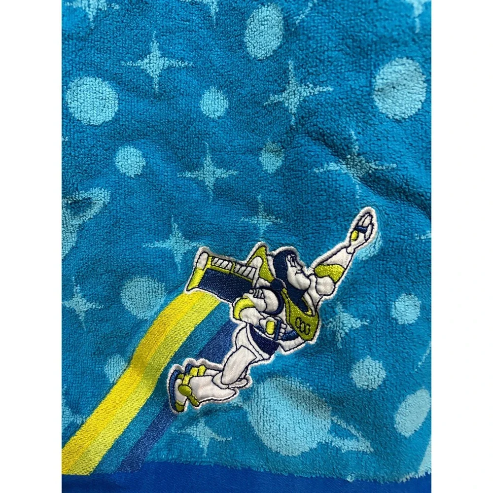 Disney Jumping Beans Buzz Lightyear Blue Space Cotton Beach Towel Toy Story Vaca